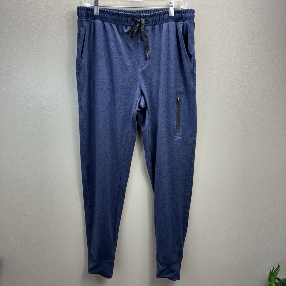 LEG3ND Men's Athletic Jogger Pants Blue Size L